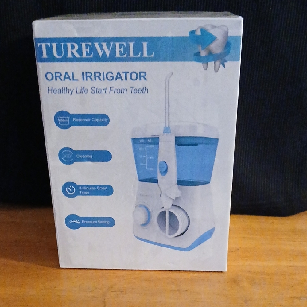 Turewell Oral Irrigator in Blue and White